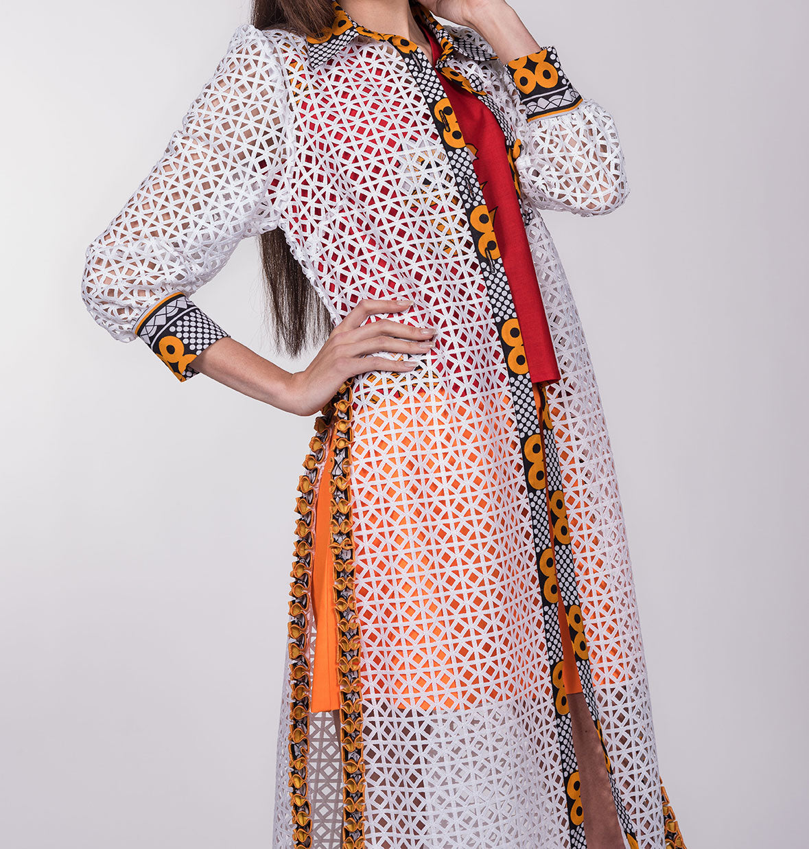 Axiom long dress - Jacket