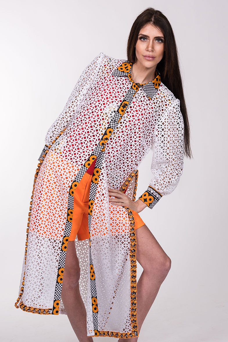 Axiom long dress - Jacket