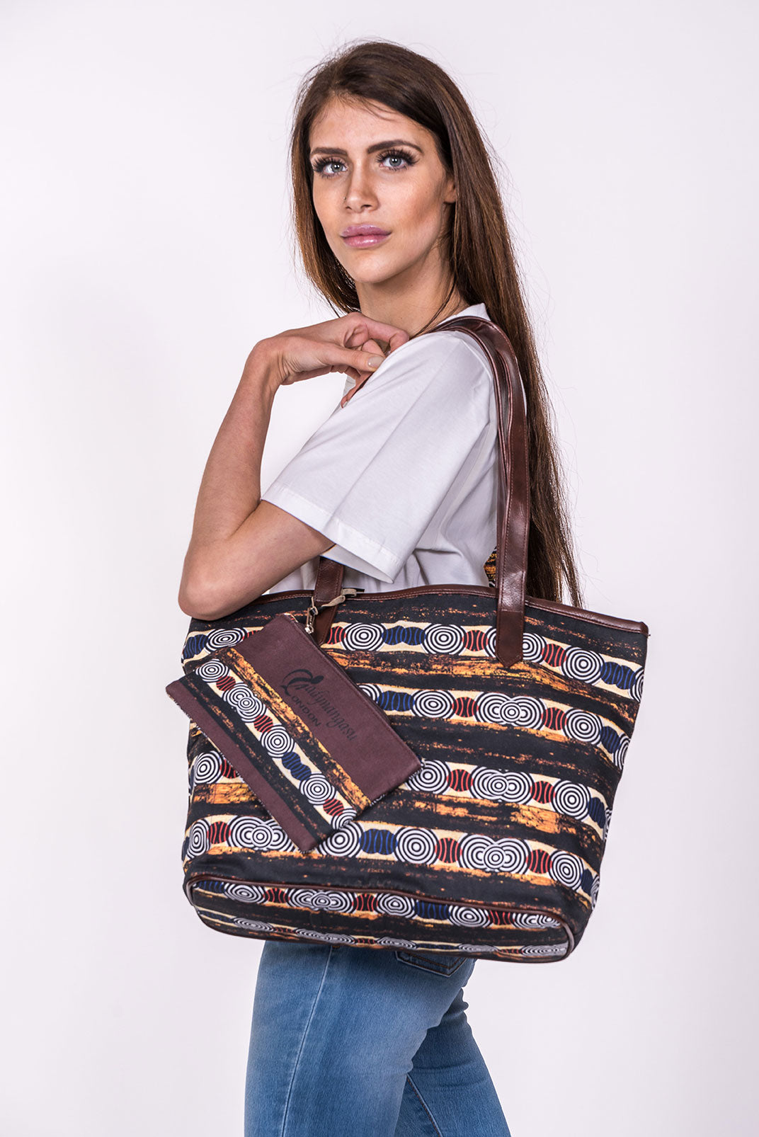 Mgomba print shoulder Bag