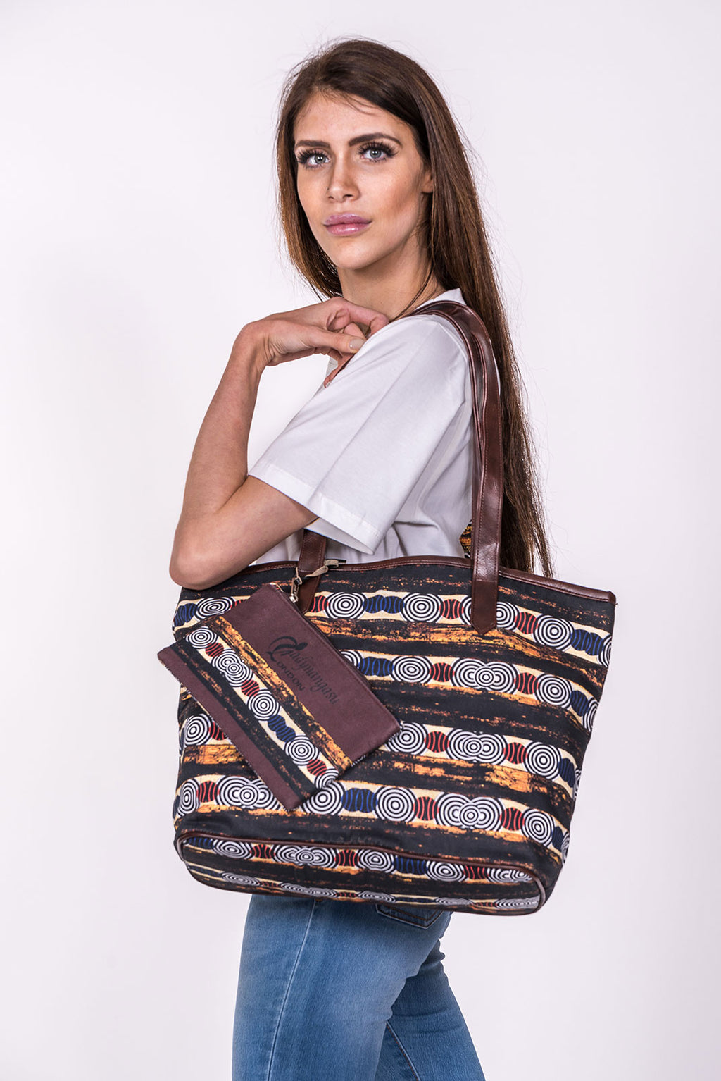 Mgomba print shoulder Bag